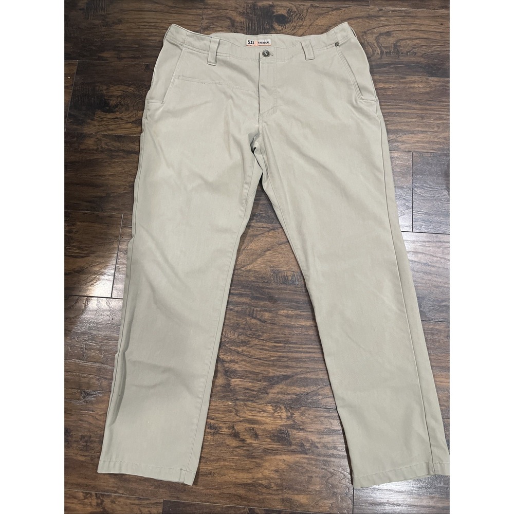 511 Tactical Pants Men 36x32 Tan Cargo Fits 36x30 Outdoor Hunting Hike Utility